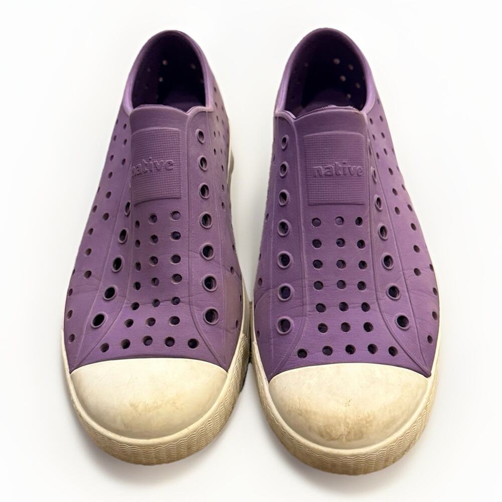 Native Kids Youth Purple Jefferson Water Shoes Slip On Size J2